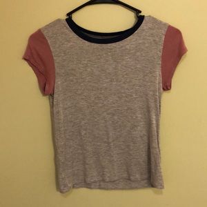 Multi color cropped tee!